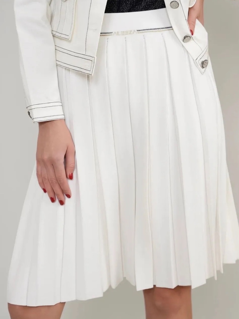 Ales Paris Pleated Skirt - Picture 3 of 4